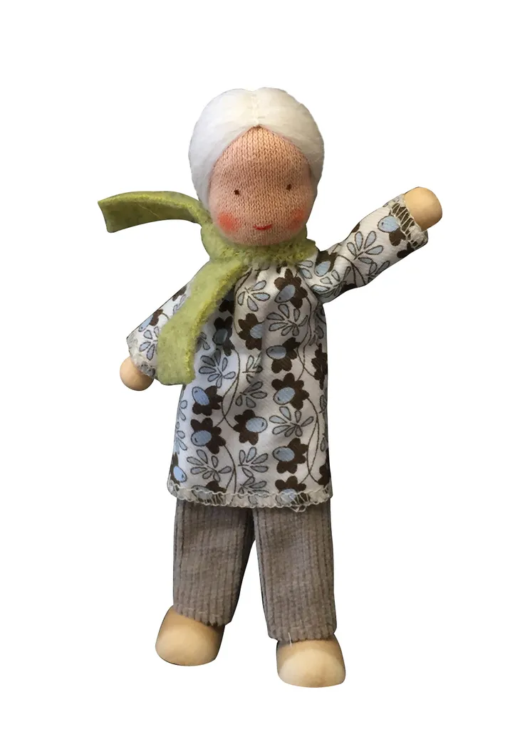 Käthe Kruse 66412 - Waldorf Biepuppe Großmutter – Bild 2