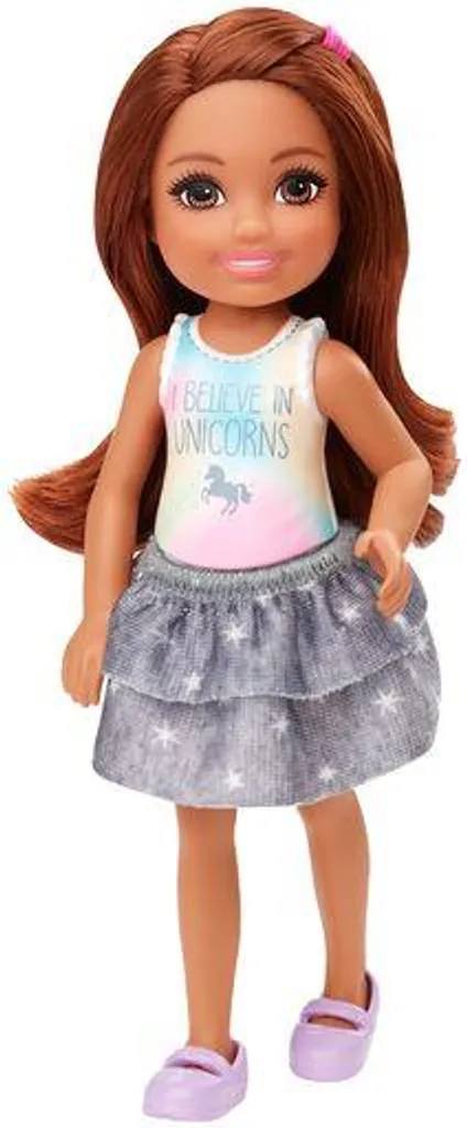 Barbie Club Chelsea Doll With Unicorn Graphic And Star Skirt, Modepuppe, Weiblich, 3 Jahr(e), Mädchen, 152,4 Mm – Bild 2