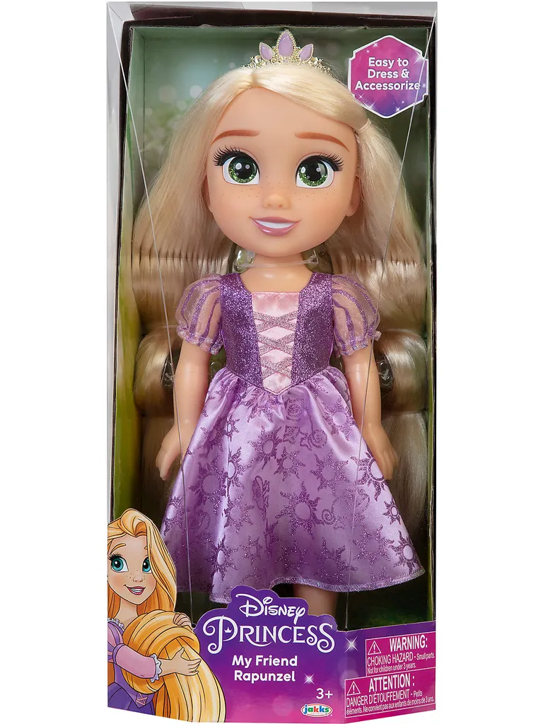 Jakks Pacific Spielwaren Disney Princess Rapunzel Spielpuppe 35 Cm Stehpuppen Puppen Großpuppen Spielzeugknaller – Bild 6