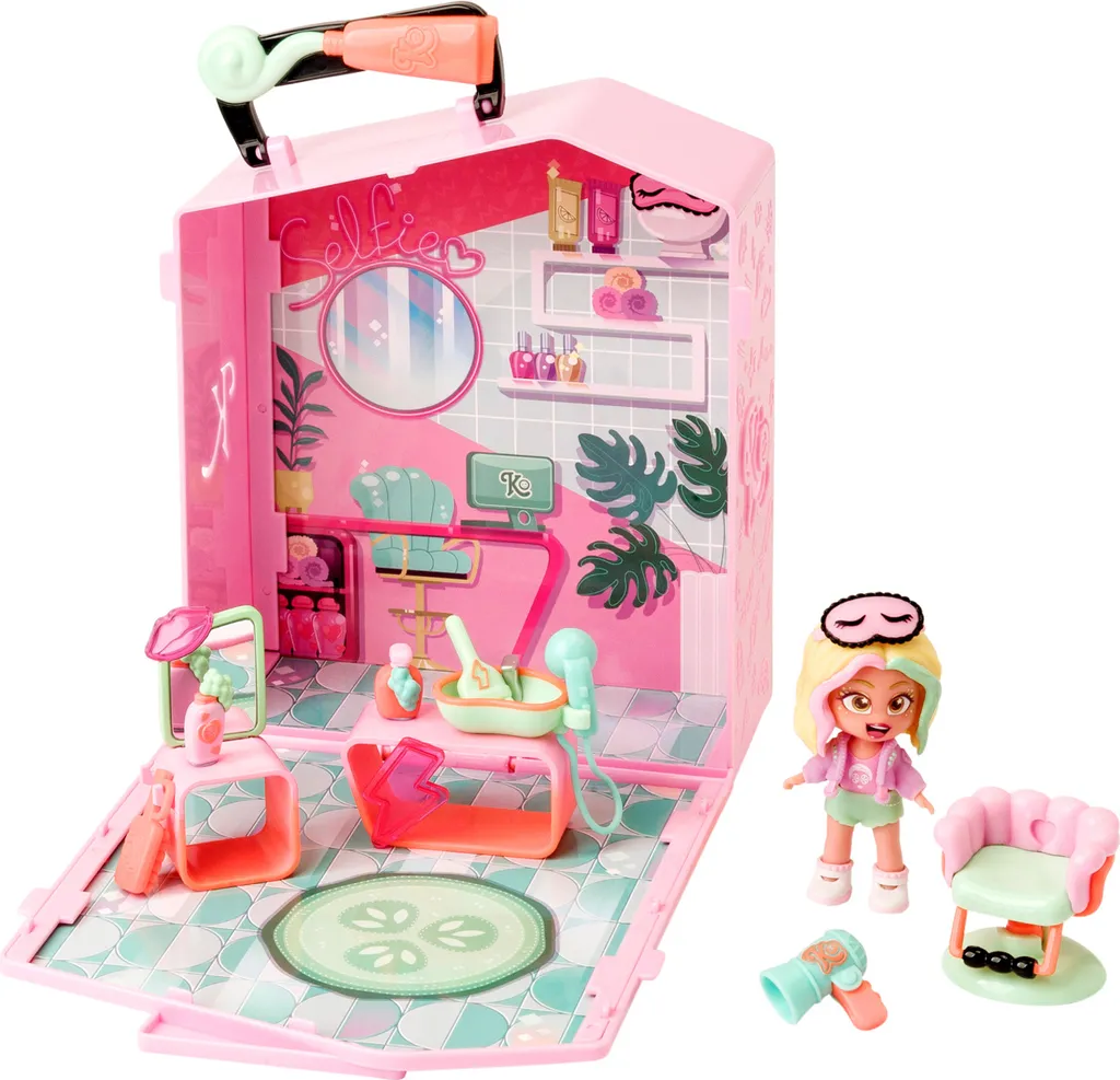 Kookyloos Mila's Pop Up Spa Spielset Zauberkasten Mini Puppe Spielfigur – Bild 2