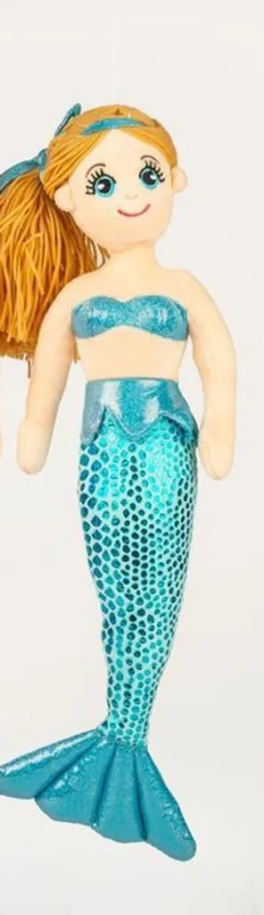 Meerjungfrau Aus Plüsch Ca. 45cm Gross 1 Stück Türkis