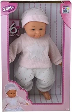 Happy People 50308 GroĂźe Babypuppe Mit Sound