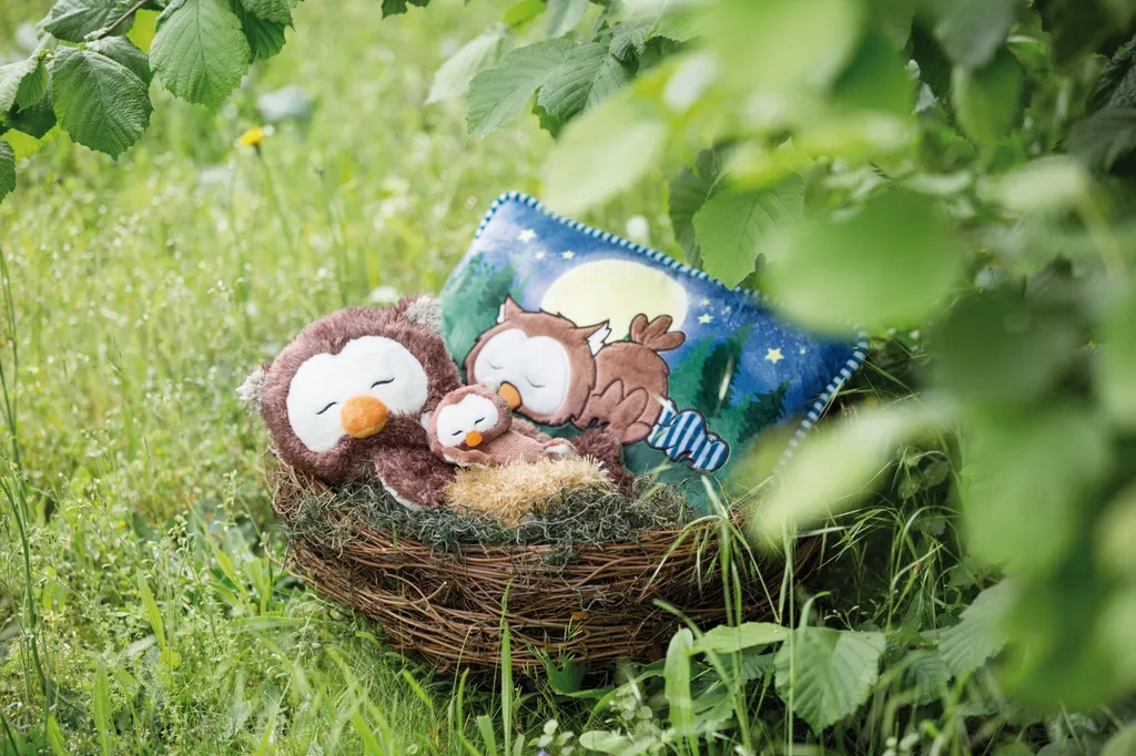 Nici 47878 Eule Oscar Schlafend Liegend Ca 35cm Plüsch Kuscheltier Owlsons – Bild 5