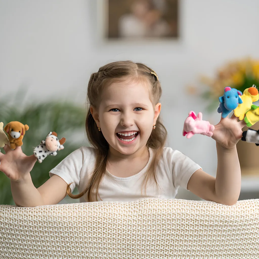 Baby Fingerpuppen-Set 10 St Finger Puppets Zum Spielen Lernen Wollpuppe Geschichte Spielen Lernen Meerestiere Tierspielzeug Fingerpuppen Lernspielzeug Tiere Retoo – Bild 9