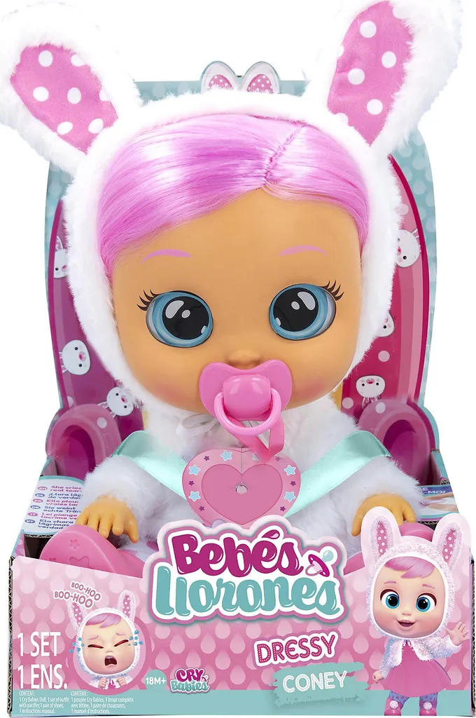 IMC Toys Spielwaren Cry Babies Dressy Coney Babypuppen Puppen Babypuppen Räumungsverkauf Mytoysaktion – Bild 12