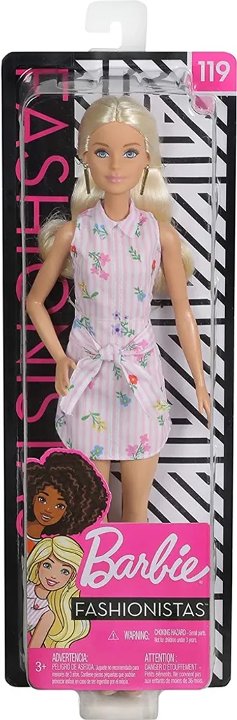 Barbie Fashionistas Puppe Im Blumenkleid & Cowboystiefeln – Bild 9
