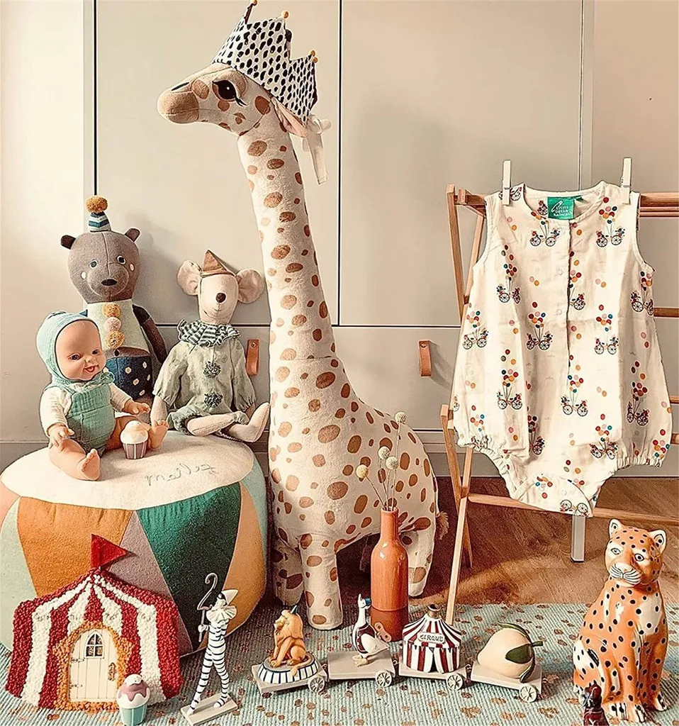 Plüschtiere Giraffe, Plüschtier Süßes Kuscheltier Weiche Giraffe Spielzeug Puppe Geburtstagsgeschenk,67cm – Bild 4