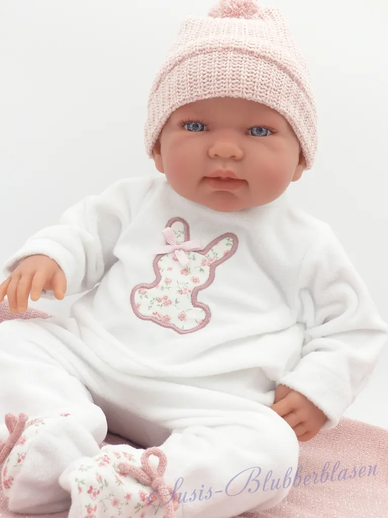 M. Llorens Mädchen Babypuppe Mit Stimme, 44 Cm Stoffkörper Puppe – Bild 9