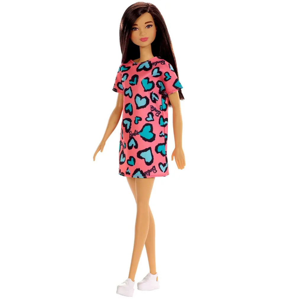 Mattel Barbie-Puppe Mit Einem Kleid Und Weißen Schuhen