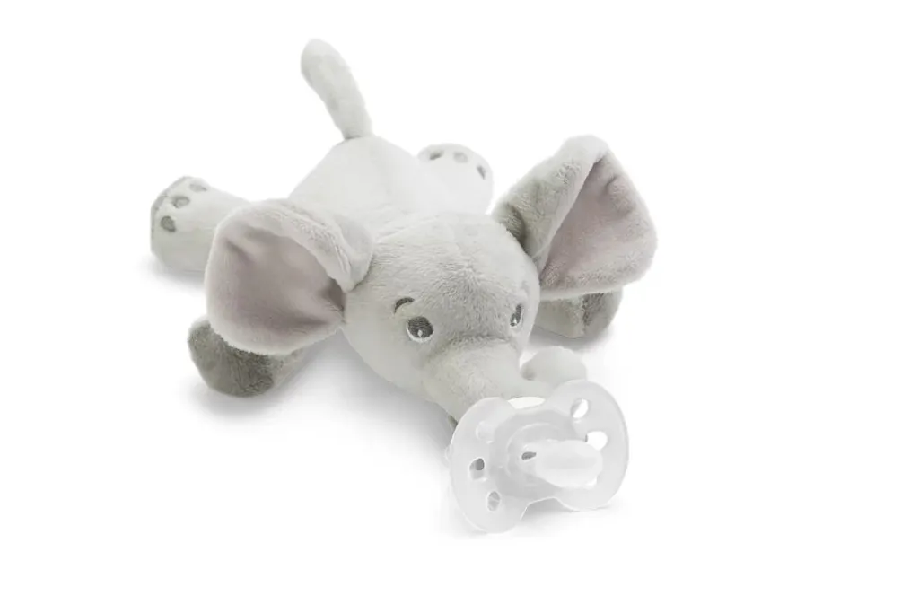 3 X Philips Avent Ultra Soft Snuggel Affe, Elefant Und Robbe Kuscheltiere Mit Schnuller Ab 0 Monaten – Bild 3