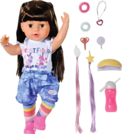 ZAPF CREATION Baby Born Sister Brunette 0 0 STK