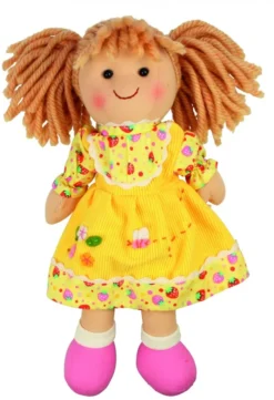 Bigjigs Toys Daisy, Puppe Aus Stoff, Weiblich, Mädchen, 280 Mm, 100 G, Mehrfarbig