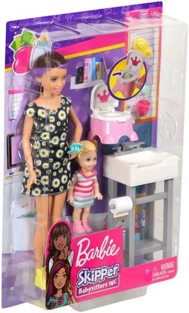 Barbie "Skipper Babysitters Inc." Puppen Und Töpfchen-Training Spielset – Bild 12