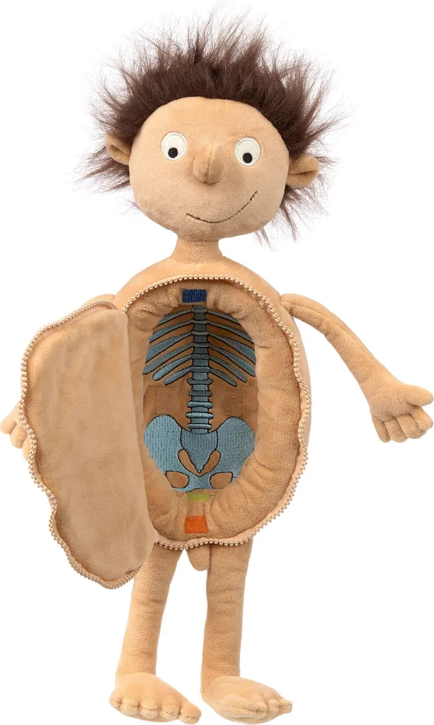 Sigikid Lernpuppe Erwin Der Kleine Patient Mehrfarbig 44cm, 38322 – Bild 5