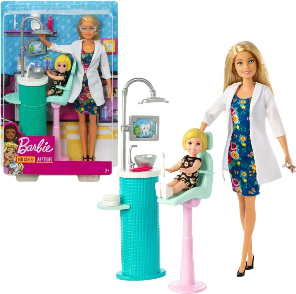 Barbie Zahnärztin-Puppe (blond) Und Spielset – Bild 8