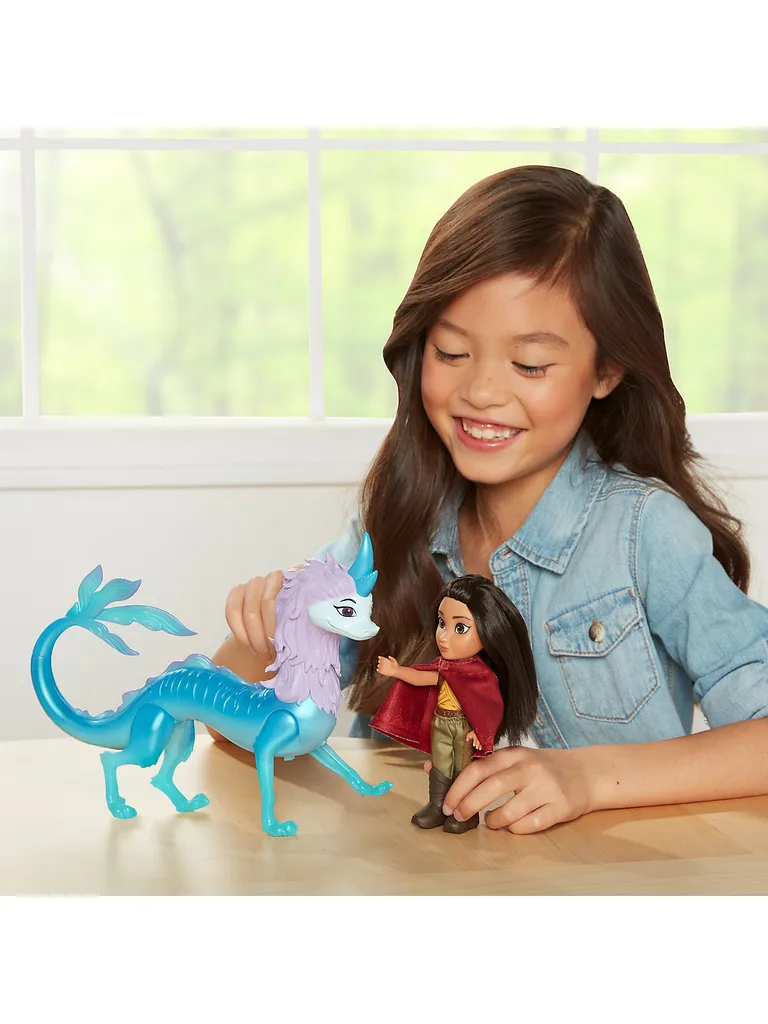 Jakks Pacific Spielwaren Raya Der Letzte Drache - Kleine Raya Puppe & Sisu Drache 15 Cm Mit Funktion Stehpuppen Puppen Großpuppen – Bild 4