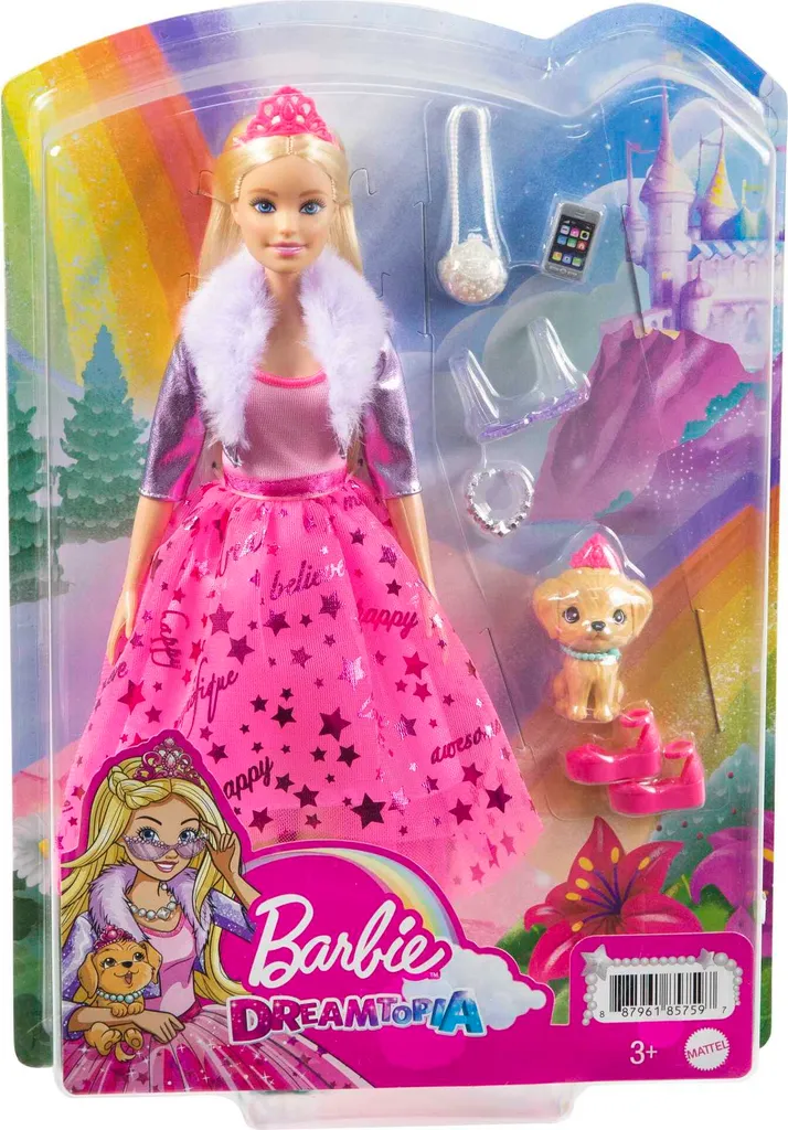 Barbie Prinzessinnen Abenteuer Puppe (blond), Prinzessin Puppe, Anziehpuppe – Bild 6