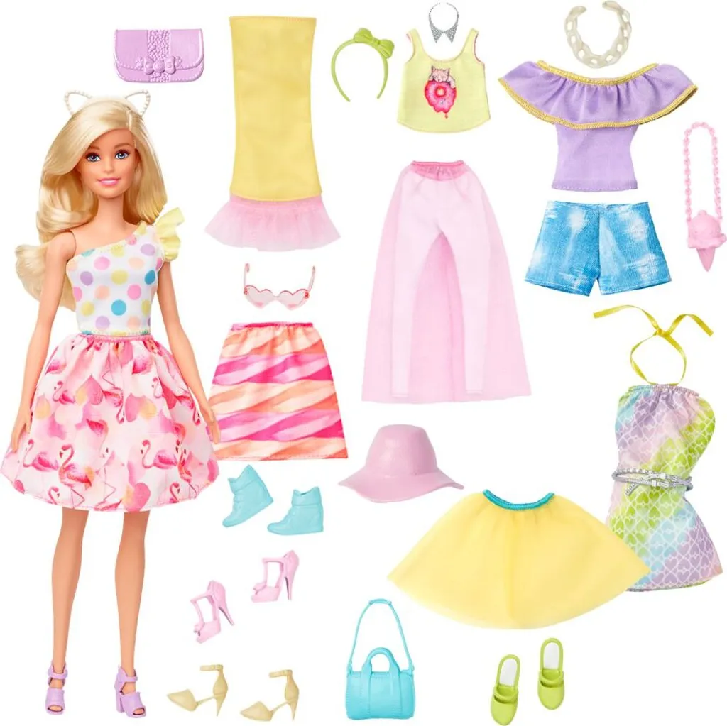 Barbie Mode Kollektion Spielset | Barbie | Mattel GFB83 | Puppe Mit Kleidung – Bild 2