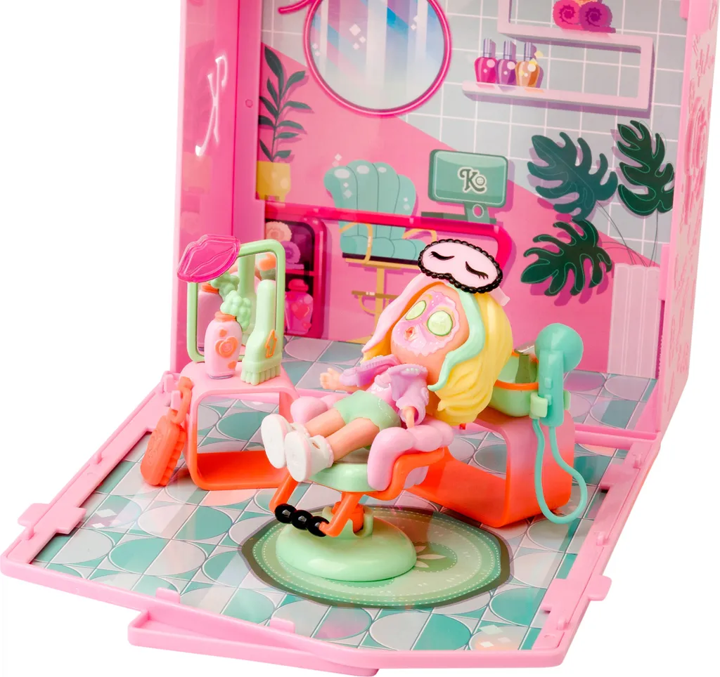 Kookyloos Mila's Pop Up Spa Spielset Zauberkasten Mini Puppe Spielfigur – Bild 3