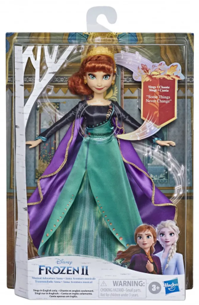 Disney Puppe Spielpuppe Anna Frozen II Musical Adventure 25 Cm Grün – Bild 2
