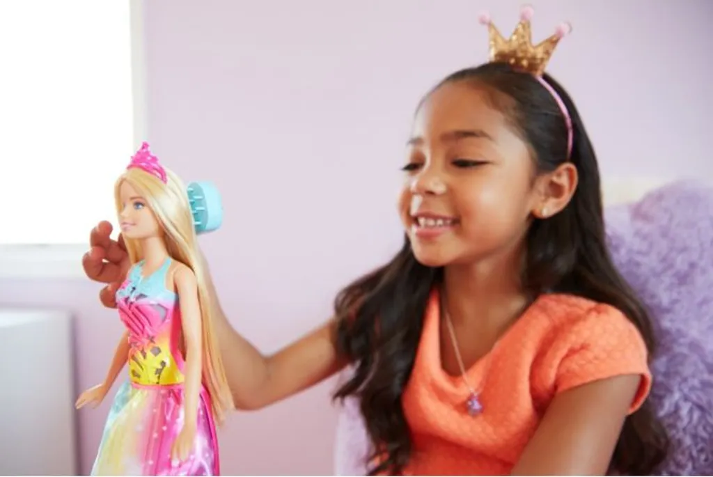 Barbie Dreamtopia Regenbogen-Königreich Magische Haarspiel-Prinzessin (blond) – Bild 3