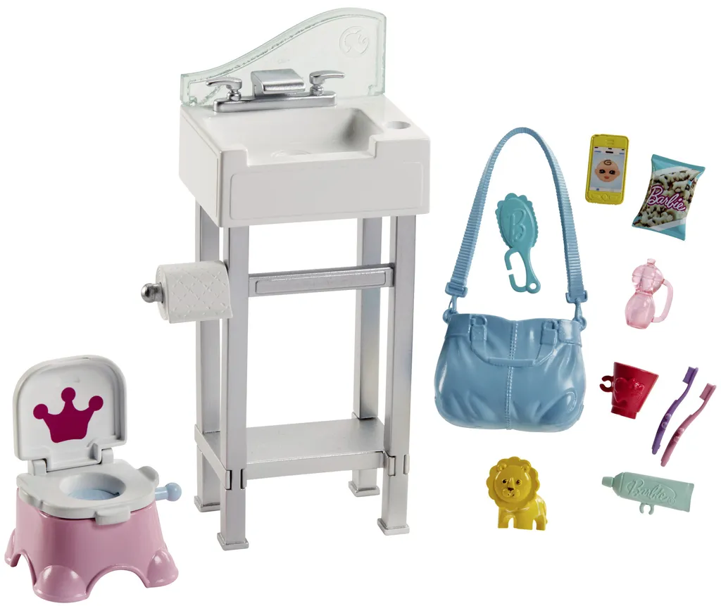 Barbie "Skipper Babysitters Inc." Puppen Und Töpfchen-Training Spielset – Bild 6