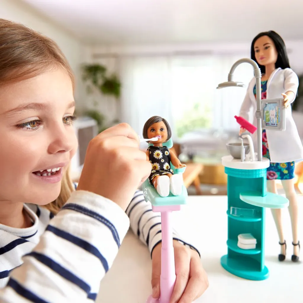 Barbie Zahnärztin-Puppe (brünett) Und Spielset – Bild 10