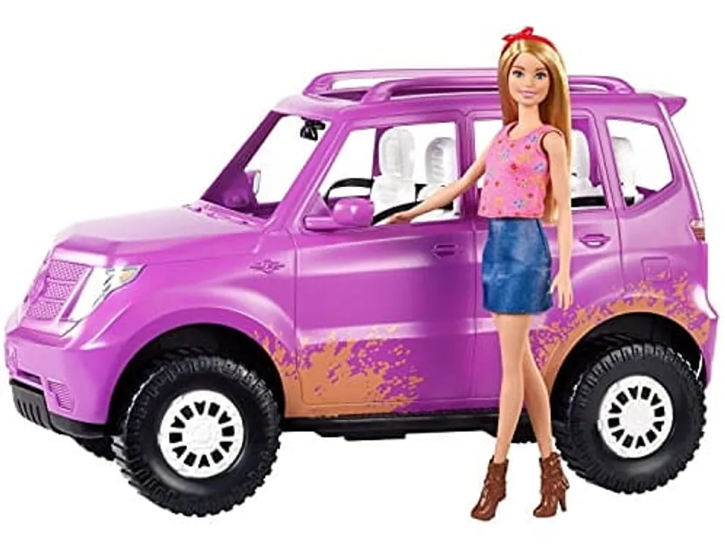 Barbie Groß Suv Barbie Auto + Puppe Mattel – Bild 2