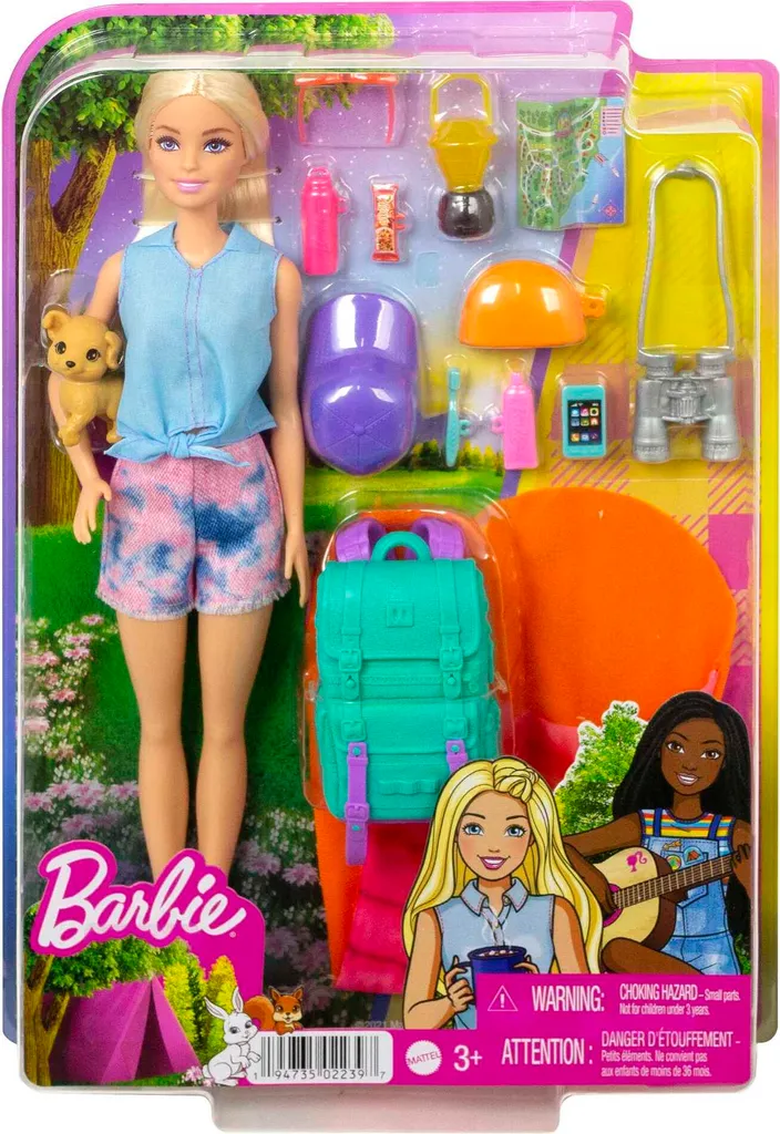 Barbie "It Takes Two Camping" Set Inkl. Malibu Puppe, Hund & Zubehör – Bild 6