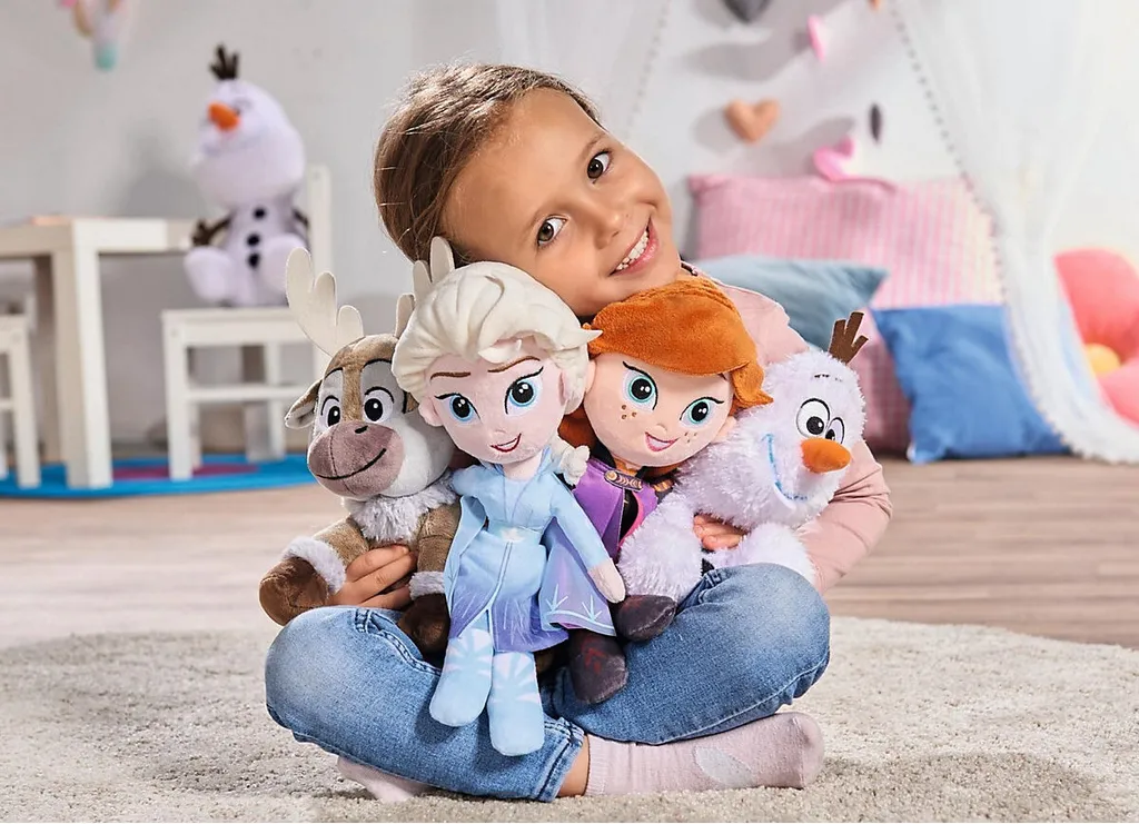 SIMBA TOYs Simba Spielwaren Disney Frozen 2 Friends Elsa 25 Cm Kuscheltiere Teddies & Plüschfiguren Spielzeugknaller – Bild 5