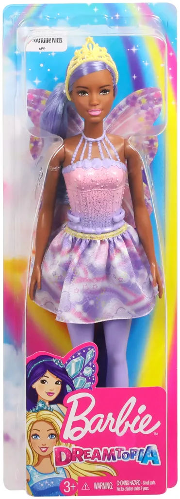MATTEL Barbie Dreamtopia Fee Puppe - Lila Haare – Bild 4