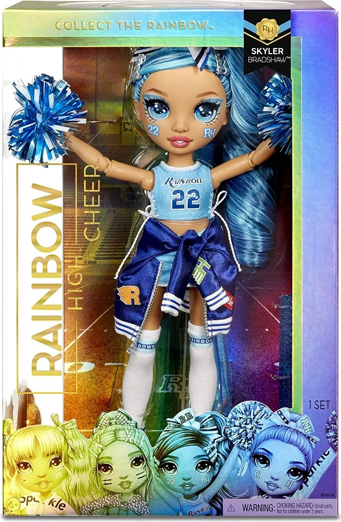 MGA Entertainment 572077EUC Rainbow High Cheer Doll - Skyler Bradshaw (Blue) – Bild 2