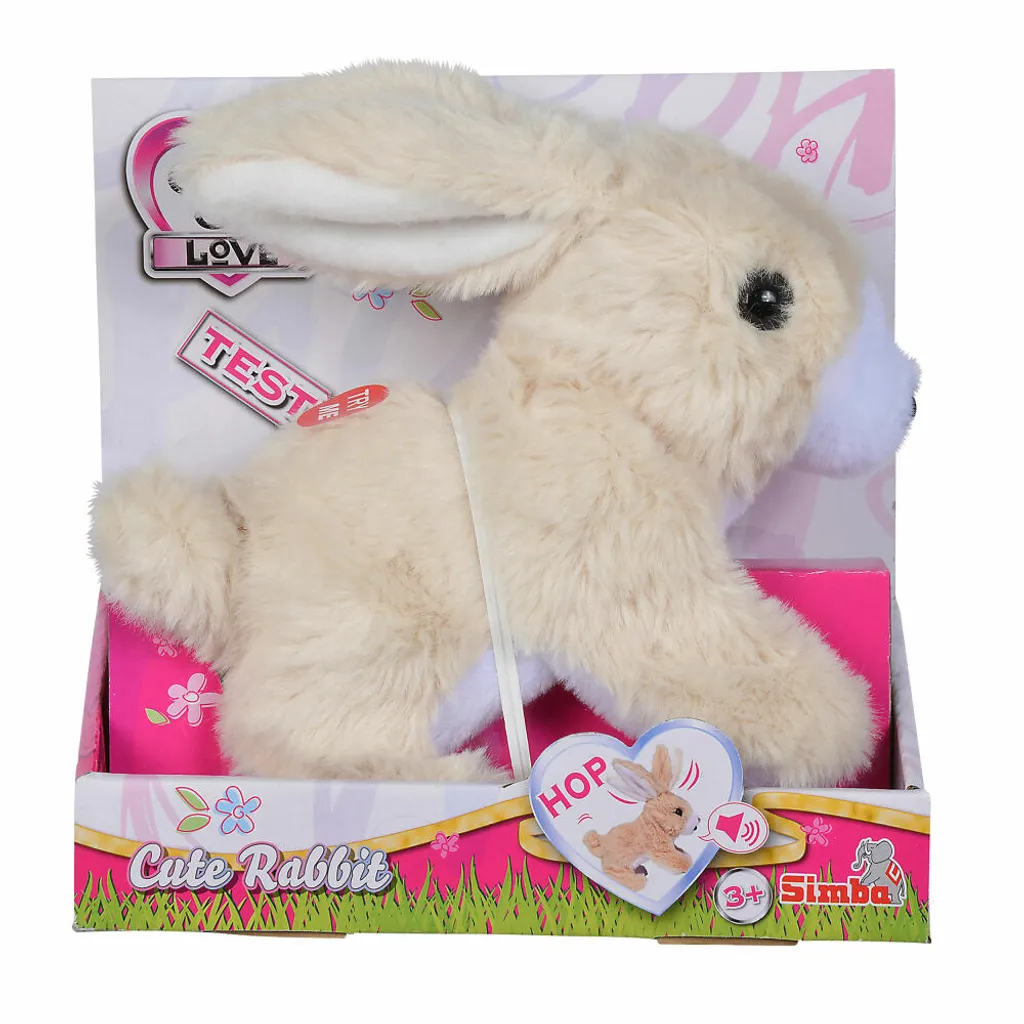 SIMBA TOYs Simba ChiChi Love Rabbit, Hase, Plüschhase, Spielzeug, Mit Funktionen Und Geräuschen, Ab 5 Jahre, 20 Cm, 105893456 – Bild 5