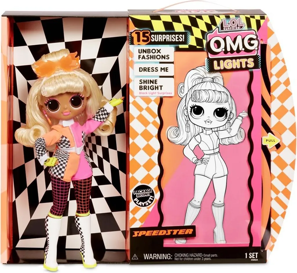 MGA Entertainment L.O.L. Surprise! O.M.G. Doll Lights SPEEDSTER – Bild 8