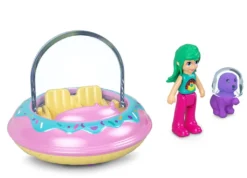 Mattel Polly Pocket Puppe Mit Auto Donut