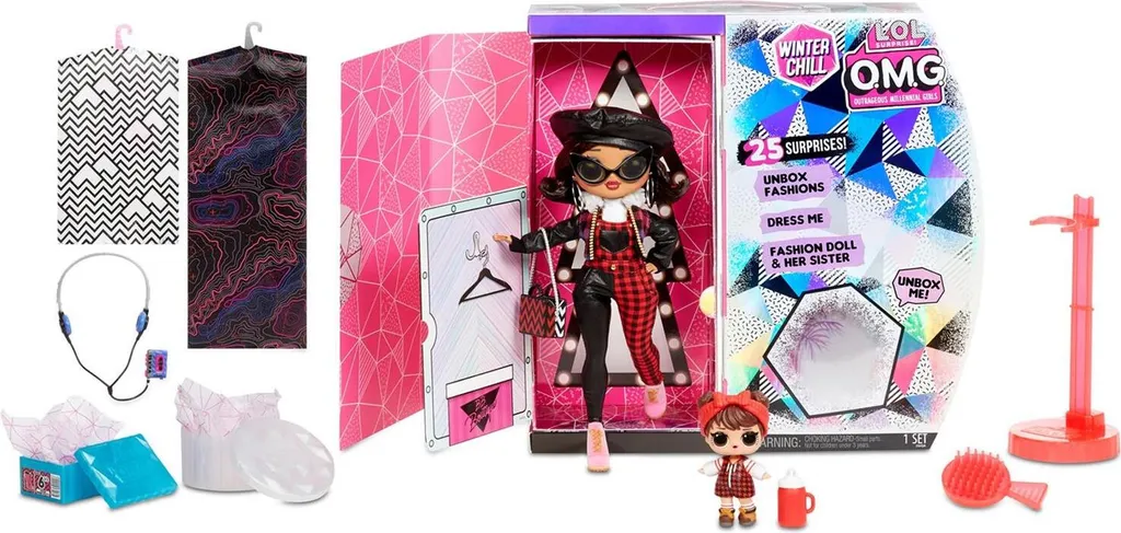 MGA Entertainment 570257E7C L.O.L. Surprise OMG Winter Wonderland Surprise - Doll 2 Camp Cutie And B – Bild 6