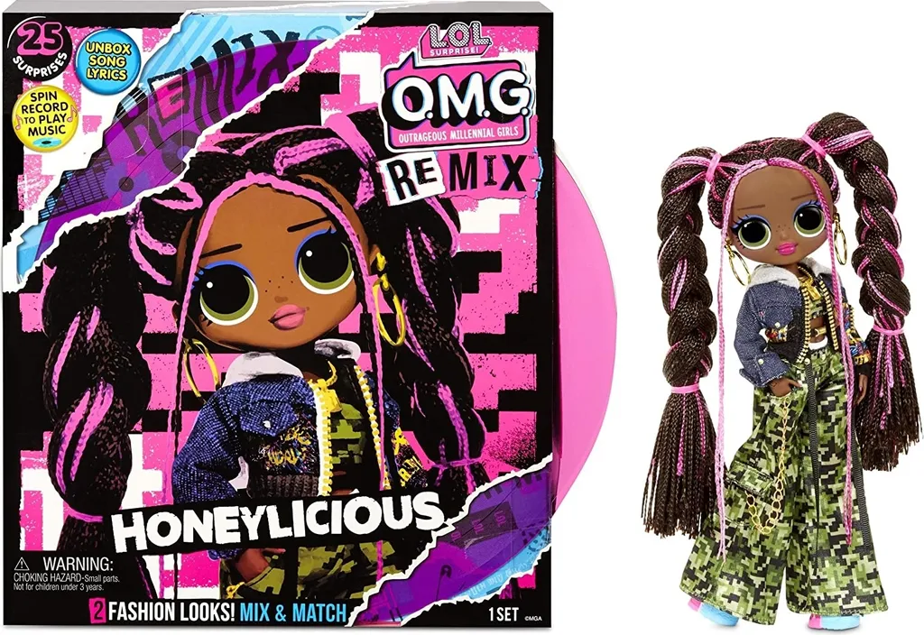 MGA Entertainment 567264E7C L.O.L. Surprise OMG New Theme Series- AA Doll- Honeylicious – Bild 6
