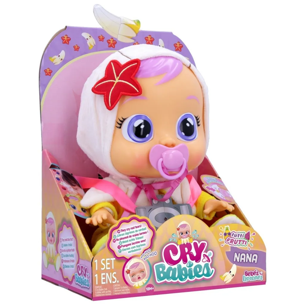IMC TOYS Cry Babies Tutti Frutti Nana Baby Puppe Weint Echte Tränen – Bild 4