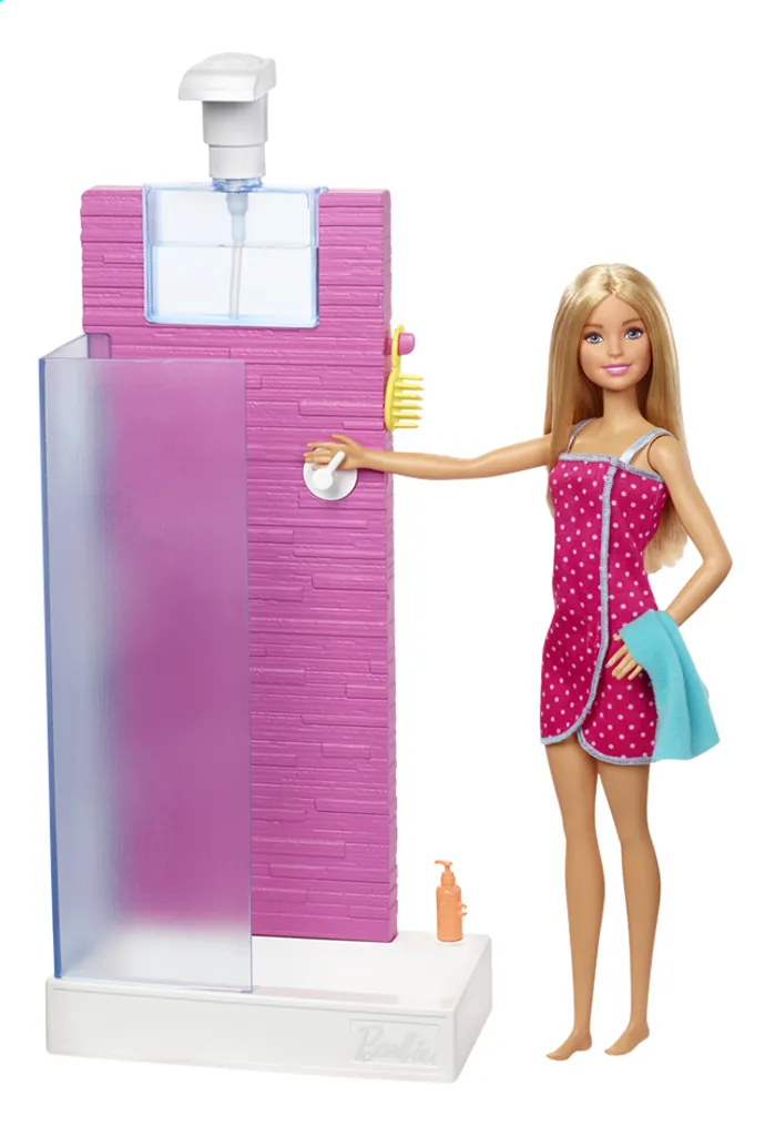 MATTEL Barbie Deluxe-Set Möbel Dusche Und Puppe – Bild 18
