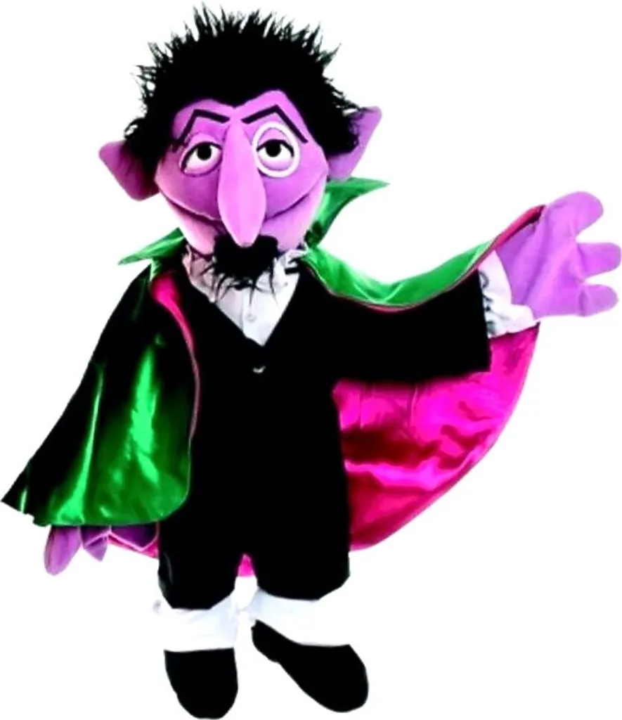 Living Puppets Handpuppe Graf Zahl Sesamstrasse 65 Cm SE106 – Bild 2