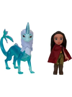 Jakks Pacific Spielwaren Raya Der Letzte Drache - Kleine Raya Puppe & Sisu Drache 15 Cm Mit Funktion Stehpuppen Puppen Großpuppen