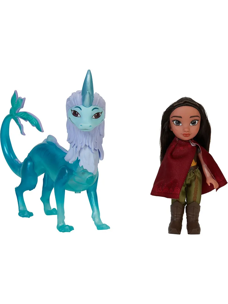 Jakks Pacific Spielwaren Raya Der Letzte Drache - Kleine Raya Puppe & Sisu Drache 15 Cm Mit Funktion Stehpuppen Puppen GroĂźpuppen