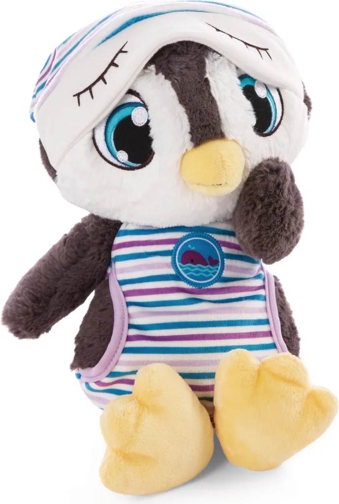NICI Spielwaren Schlafmützen Pinguin Pingulini, 22 Cm (48520) Kuscheltiere Teddies & Plüschfiguren PB22 48520,NICI,Schlafmützen,Kuscheltier,Plüschtier,Einschlafen,Nacht,Bett,Pinguin,Pingulini