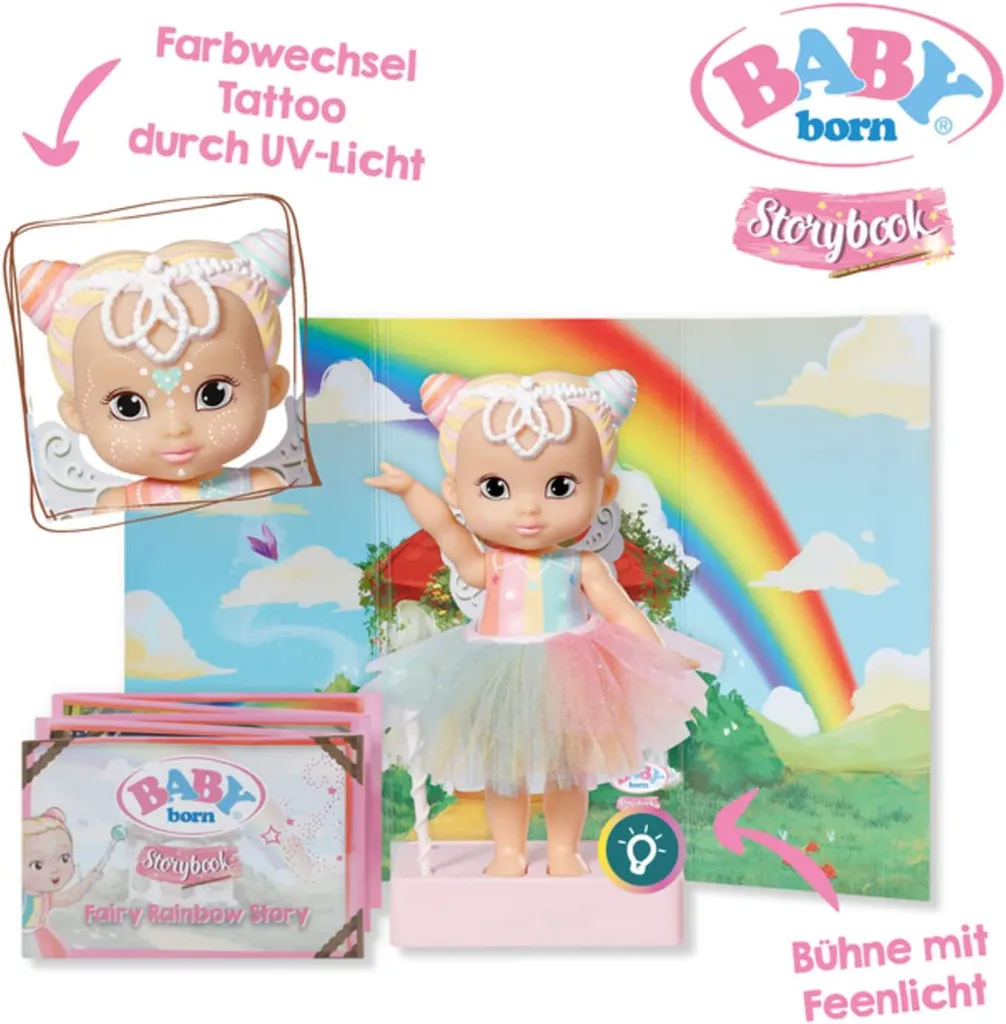 Zapf Creation Zapf BABY Born® Stor Bo Fairy Rainbow 18 831830 – Bild 16