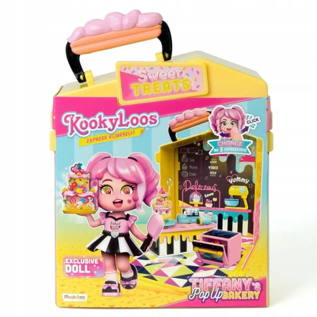 Kookyloos Tiffanys Pop Up Bäckerei Spielset Mini Puppe Spielfigur – Bild 11