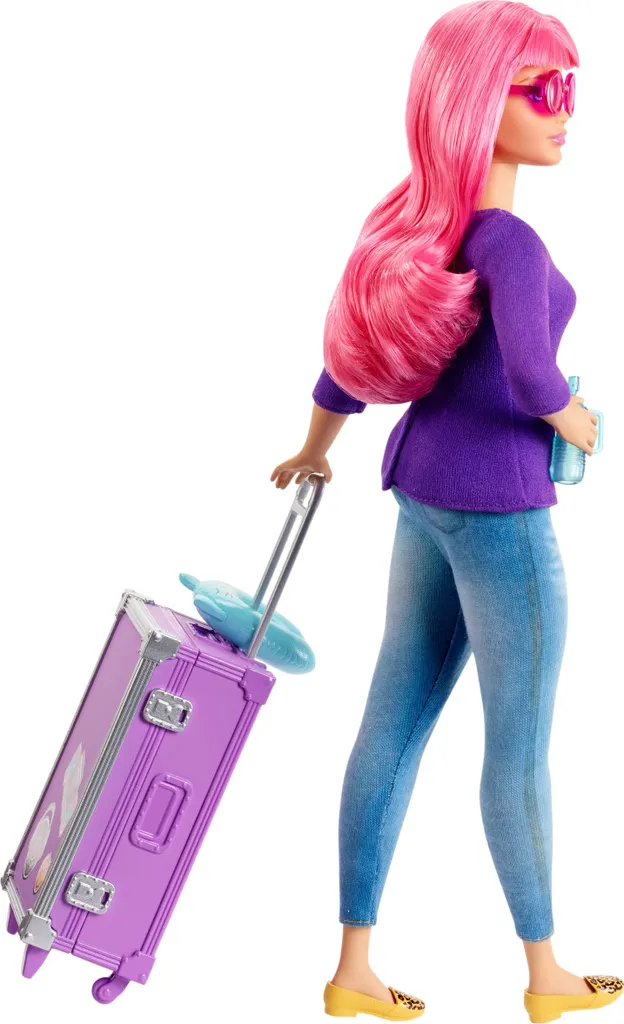 Barbie Travel Puppe (pink) Und Zubehör – Bild 2