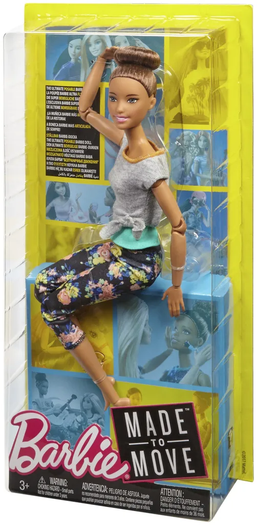 Barbie Made To Move Puppe (brünett) – Bild 2