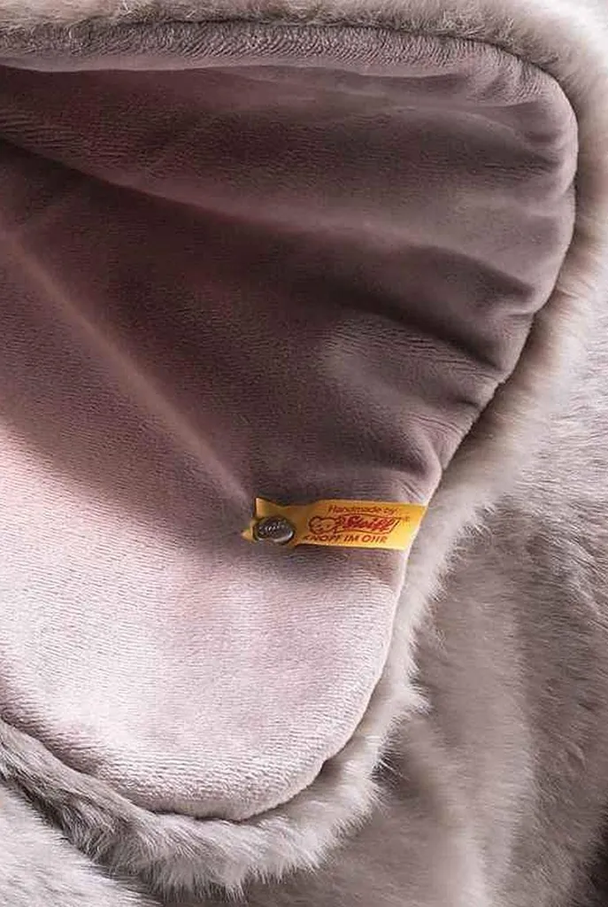 Steiff Trampili Elefant 85 Grau Liegend 064890 – Bild 4