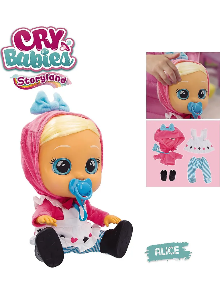 IMC Toys Spielwaren Cry Babies Dressy Alice Storyland Babypuppen Puppen Babypuppen – Bild 6