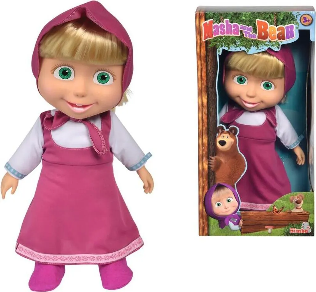 SIMBA TOYs Simba 109301067 - Masha Weichkörperpuppe, 40cm – Bild 3